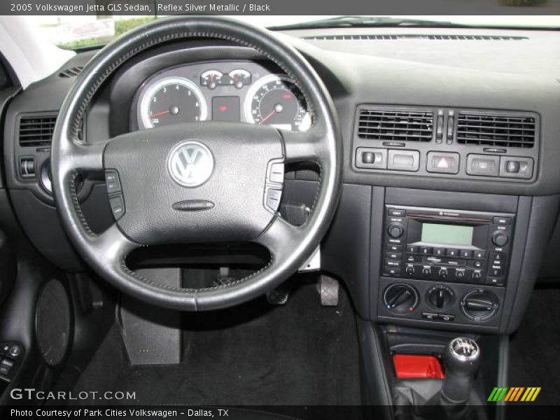 Reflex Silver Metallic / Black 2005 Volkswagen Jetta GLS Sedan