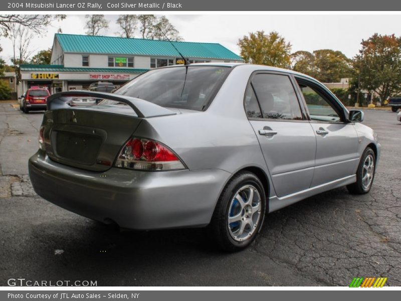 Cool Silver Metallic / Black 2004 Mitsubishi Lancer OZ Rally