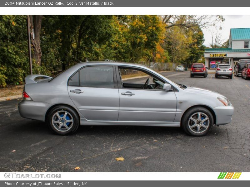 Cool Silver Metallic / Black 2004 Mitsubishi Lancer OZ Rally
