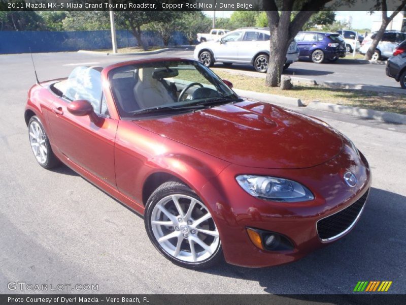Front 3/4 View of 2011 MX-5 Miata Grand Touring Roadster