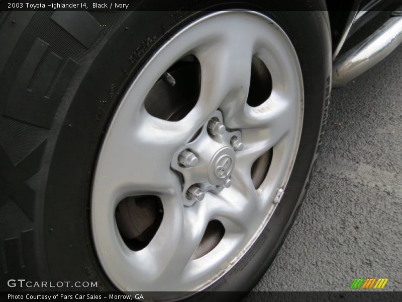 Black / Ivory 2003 Toyota Highlander I4