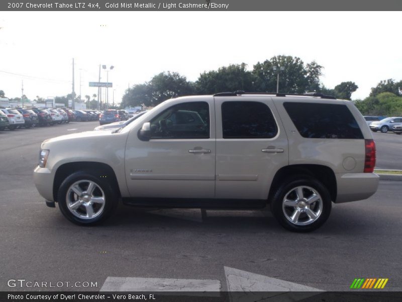 Gold Mist Metallic / Light Cashmere/Ebony 2007 Chevrolet Tahoe LTZ 4x4