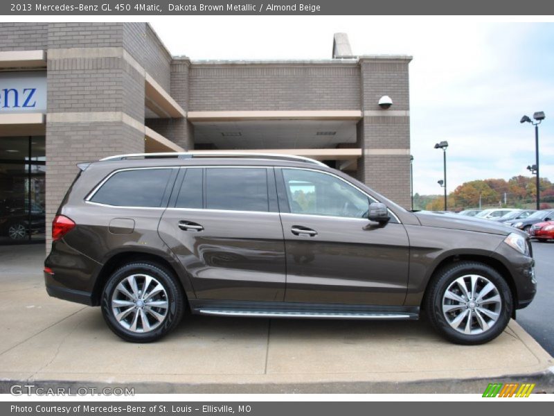 Dakota Brown Metallic / Almond Beige 2013 Mercedes-Benz GL 450 4Matic