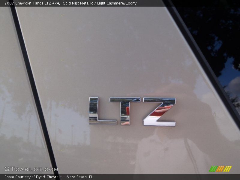 Gold Mist Metallic / Light Cashmere/Ebony 2007 Chevrolet Tahoe LTZ 4x4