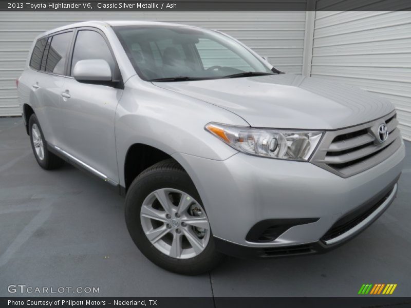 Classic Silver Metallic / Ash 2013 Toyota Highlander V6