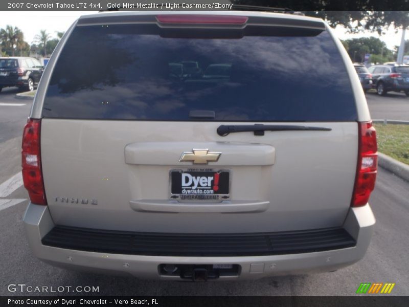 Gold Mist Metallic / Light Cashmere/Ebony 2007 Chevrolet Tahoe LTZ 4x4