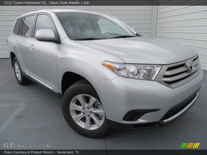Classic Silver Metallic / Ash 2013 Toyota Highlander V6