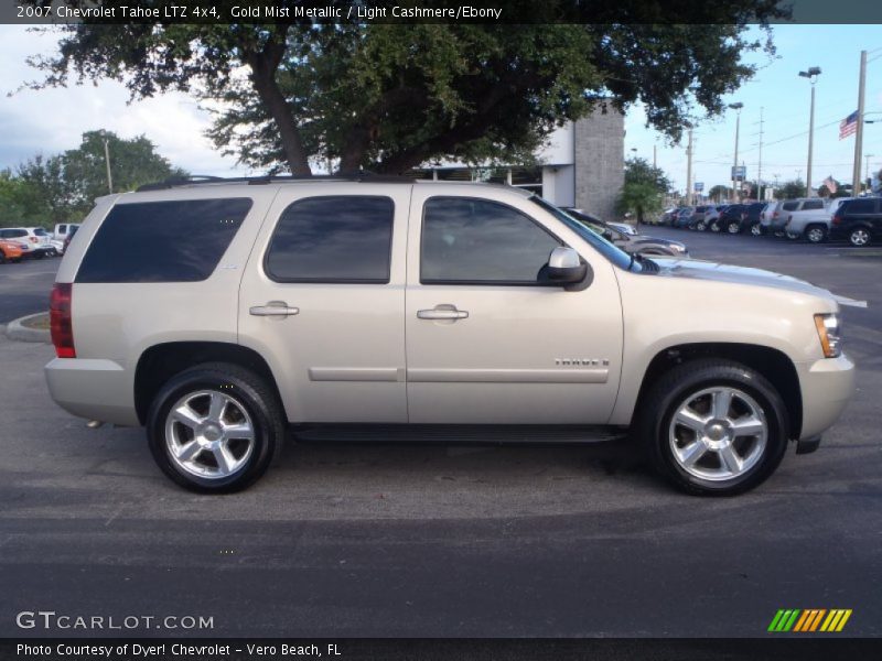 Gold Mist Metallic / Light Cashmere/Ebony 2007 Chevrolet Tahoe LTZ 4x4