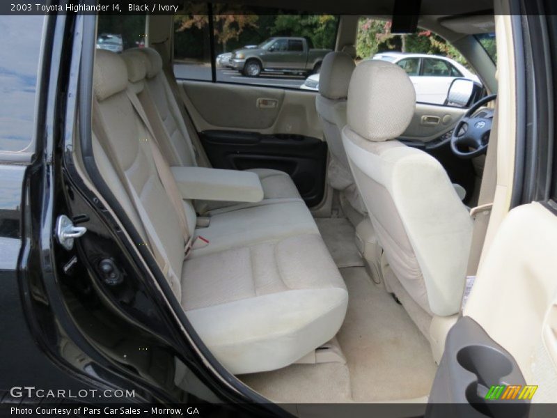 Black / Ivory 2003 Toyota Highlander I4