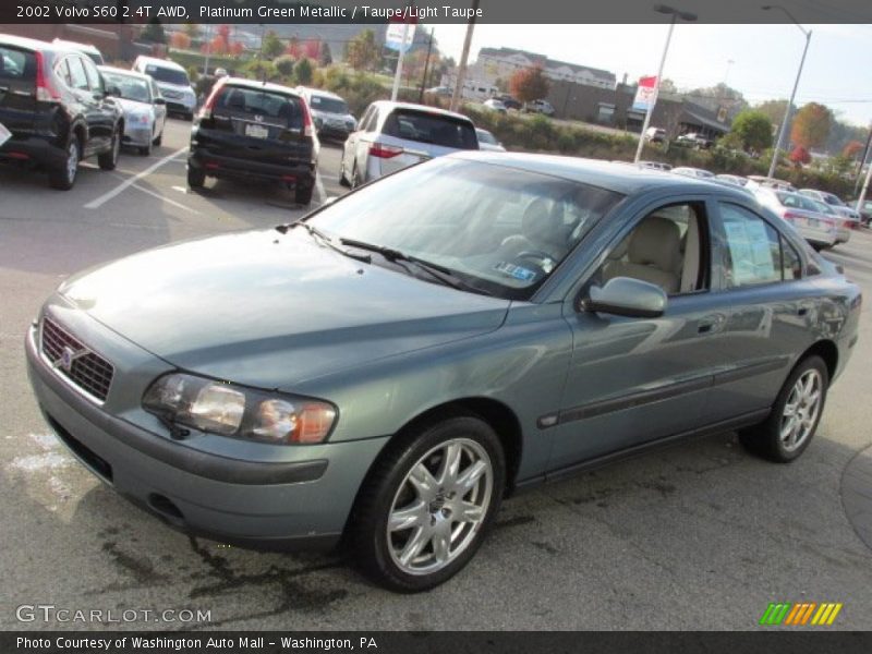 Platinum Green Metallic / Taupe/Light Taupe 2002 Volvo S60 2.4T AWD