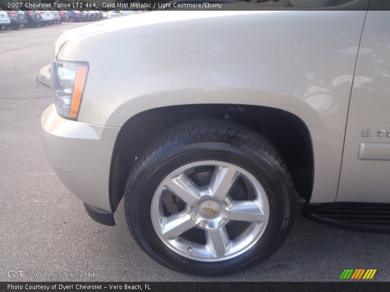 Gold Mist Metallic / Light Cashmere/Ebony 2007 Chevrolet Tahoe LTZ 4x4