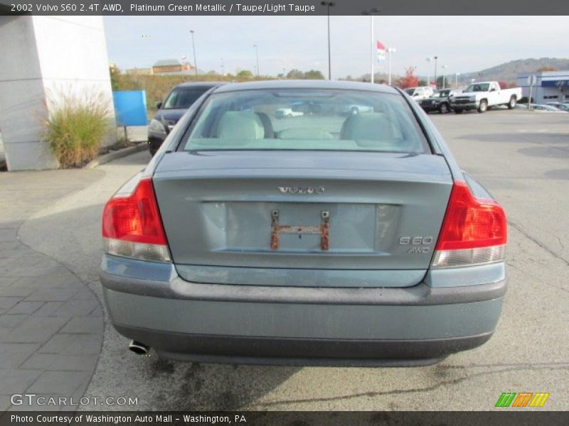 Platinum Green Metallic / Taupe/Light Taupe 2002 Volvo S60 2.4T AWD