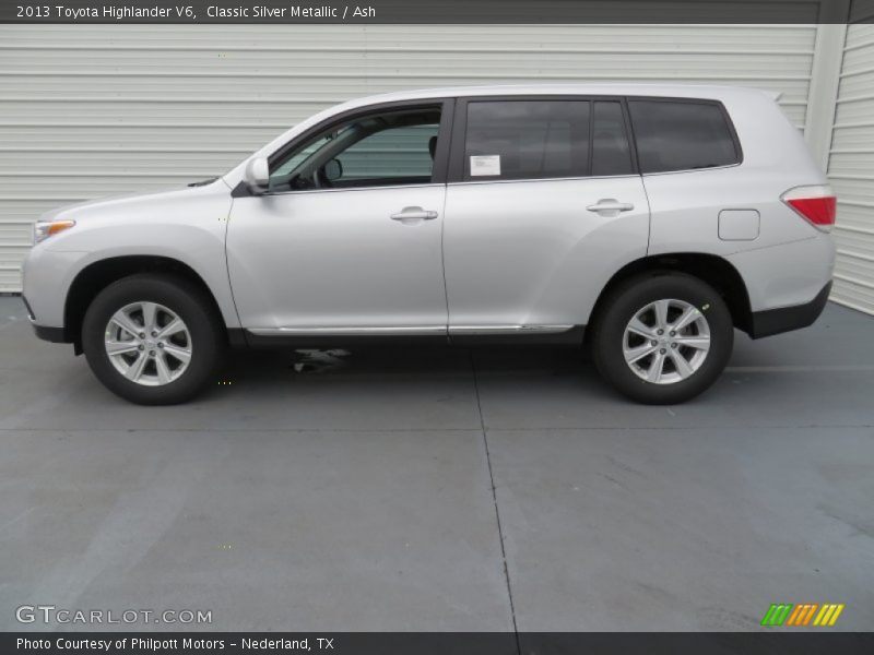 Classic Silver Metallic / Ash 2013 Toyota Highlander V6