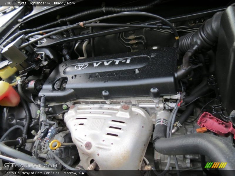 Black / Ivory 2003 Toyota Highlander I4