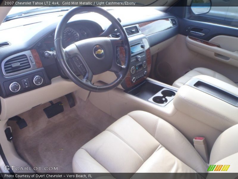 Gold Mist Metallic / Light Cashmere/Ebony 2007 Chevrolet Tahoe LTZ 4x4