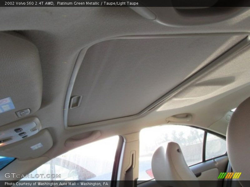 Platinum Green Metallic / Taupe/Light Taupe 2002 Volvo S60 2.4T AWD