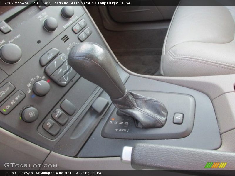 Platinum Green Metallic / Taupe/Light Taupe 2002 Volvo S60 2.4T AWD