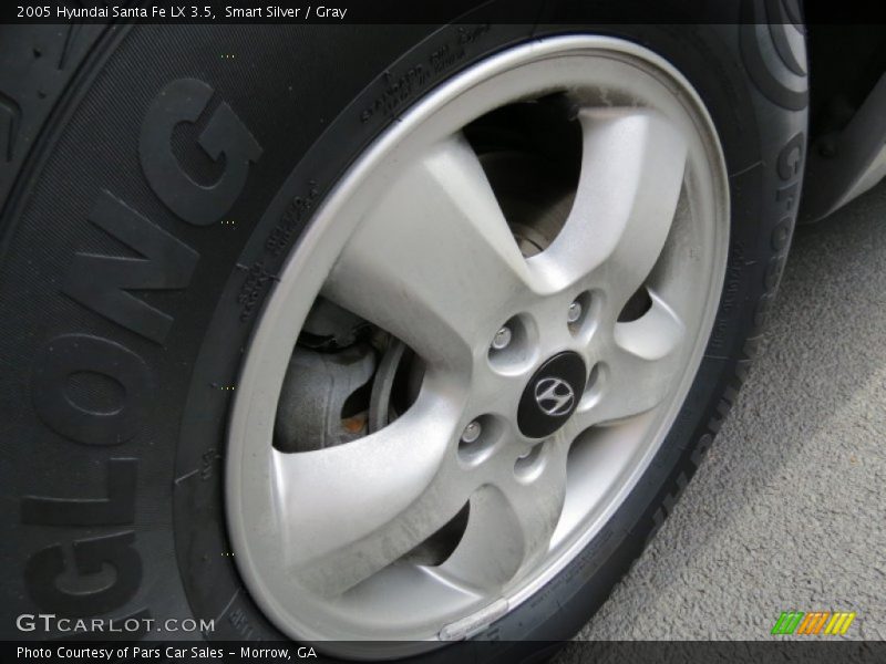 Smart Silver / Gray 2005 Hyundai Santa Fe LX 3.5
