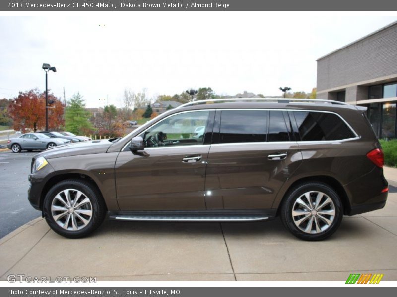 Dakota Brown Metallic / Almond Beige 2013 Mercedes-Benz GL 450 4Matic