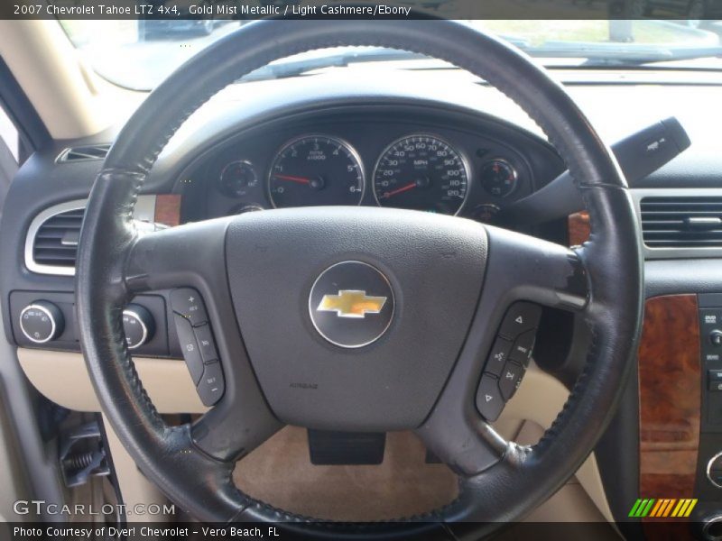 Gold Mist Metallic / Light Cashmere/Ebony 2007 Chevrolet Tahoe LTZ 4x4