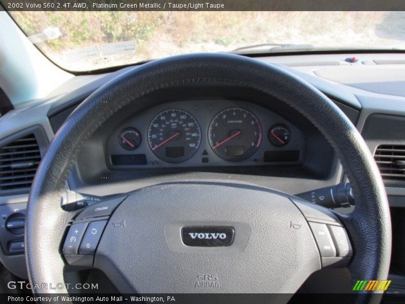 Platinum Green Metallic / Taupe/Light Taupe 2002 Volvo S60 2.4T AWD