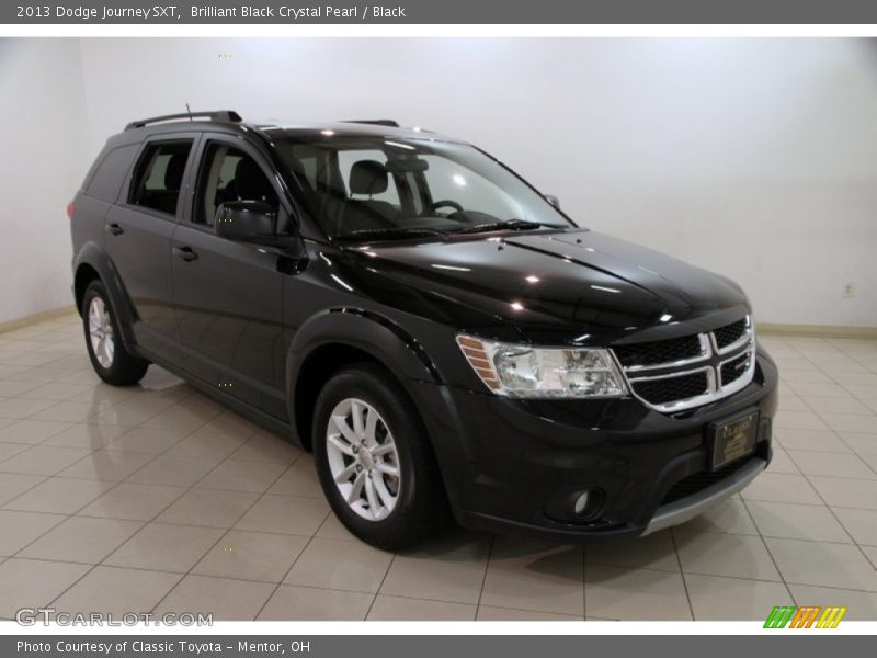 Brilliant Black Crystal Pearl / Black 2013 Dodge Journey SXT