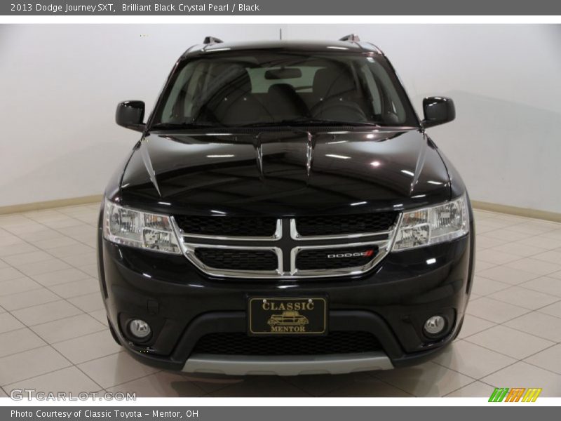 Brilliant Black Crystal Pearl / Black 2013 Dodge Journey SXT