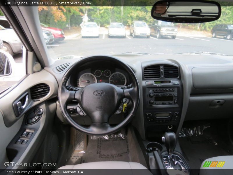Smart Silver / Gray 2005 Hyundai Santa Fe LX 3.5