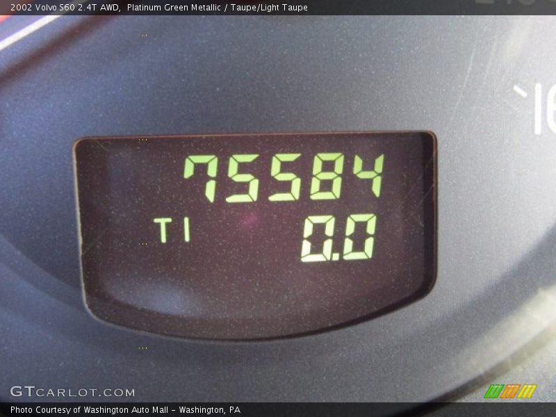Platinum Green Metallic / Taupe/Light Taupe 2002 Volvo S60 2.4T AWD