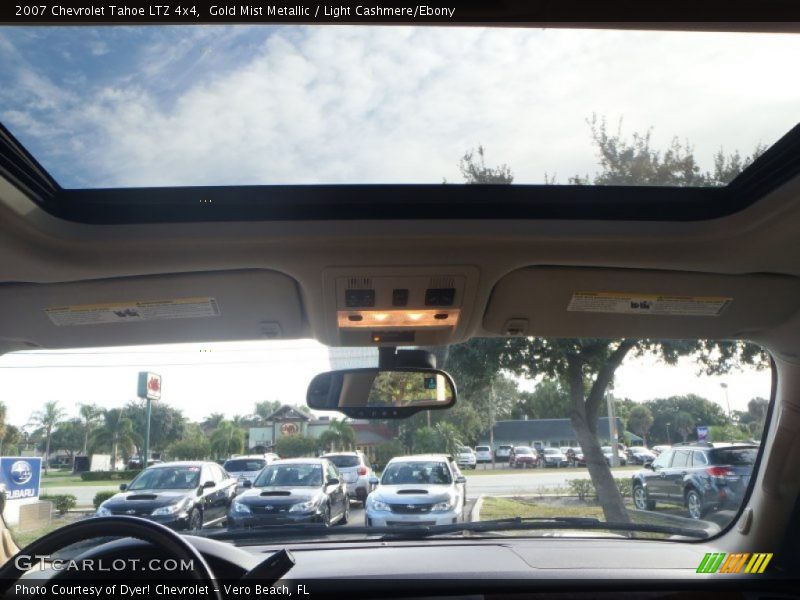 Gold Mist Metallic / Light Cashmere/Ebony 2007 Chevrolet Tahoe LTZ 4x4
