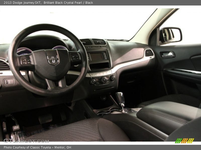 Brilliant Black Crystal Pearl / Black 2013 Dodge Journey SXT
