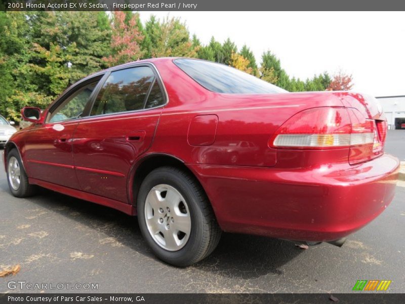 Firepepper Red Pearl / Ivory 2001 Honda Accord EX V6 Sedan