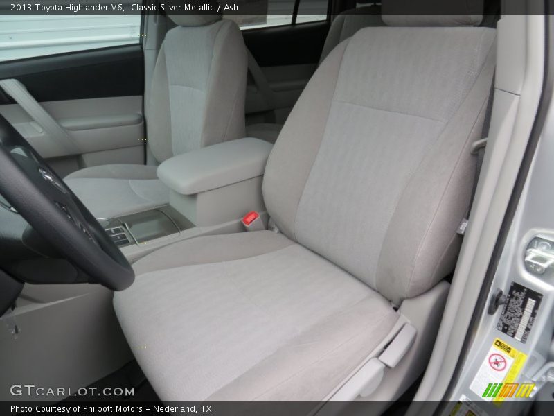 Classic Silver Metallic / Ash 2013 Toyota Highlander V6