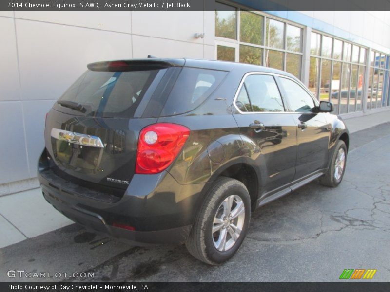 Ashen Gray Metallic / Jet Black 2014 Chevrolet Equinox LS AWD