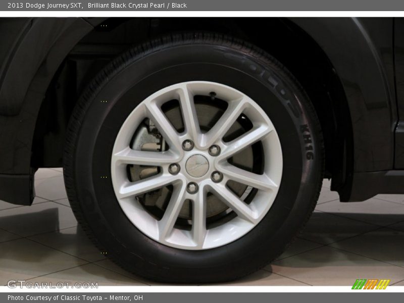Brilliant Black Crystal Pearl / Black 2013 Dodge Journey SXT