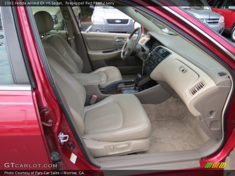 Firepepper Red Pearl / Ivory 2001 Honda Accord EX V6 Sedan