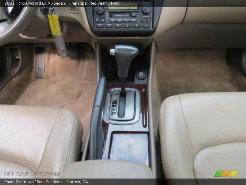 Firepepper Red Pearl / Ivory 2001 Honda Accord EX V6 Sedan