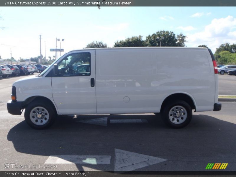 Summit White / Medium Pewter 2014 Chevrolet Express 1500 Cargo WT