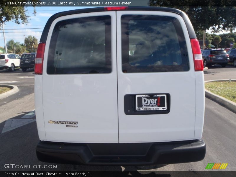 Summit White / Medium Pewter 2014 Chevrolet Express 1500 Cargo WT