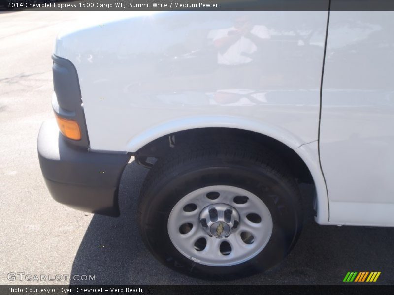 Summit White / Medium Pewter 2014 Chevrolet Express 1500 Cargo WT