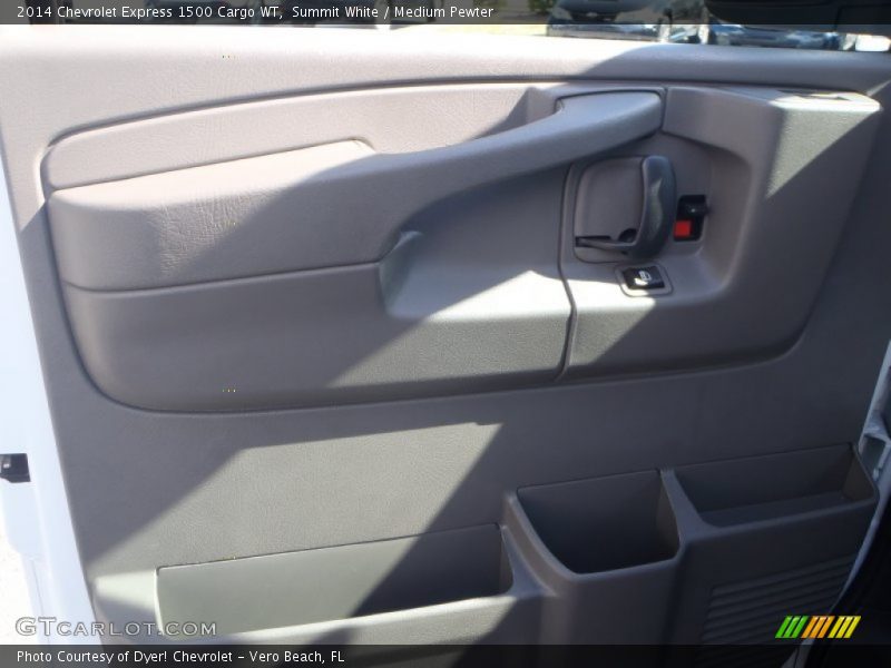 Summit White / Medium Pewter 2014 Chevrolet Express 1500 Cargo WT