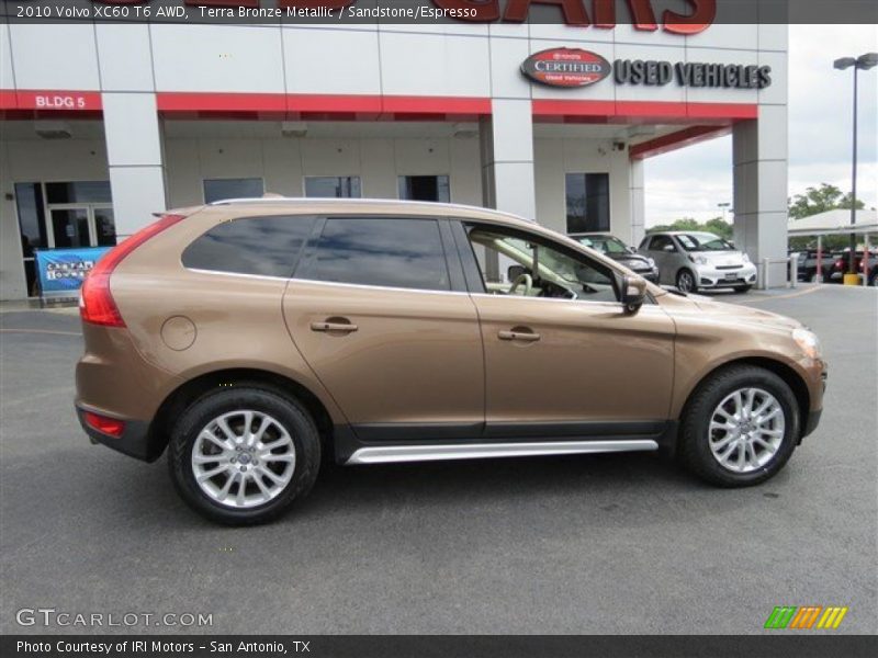 Terra Bronze Metallic / Sandstone/Espresso 2010 Volvo XC60 T6 AWD