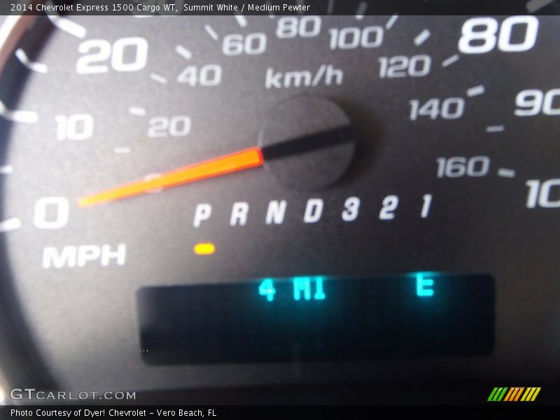 Summit White / Medium Pewter 2014 Chevrolet Express 1500 Cargo WT