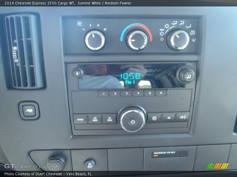 Summit White / Medium Pewter 2014 Chevrolet Express 1500 Cargo WT