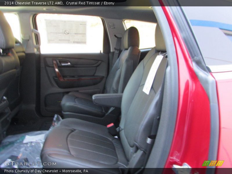 Crystal Red Tintcoat / Ebony 2014 Chevrolet Traverse LTZ AWD