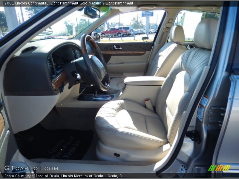  2001 Continental  Light Parchment Interior