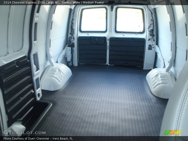 Summit White / Medium Pewter 2014 Chevrolet Express 1500 Cargo WT