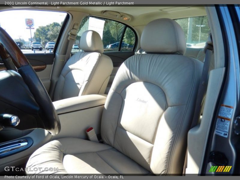 Front Seat of 2001 Continental 