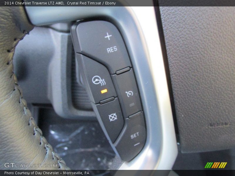 Crystal Red Tintcoat / Ebony 2014 Chevrolet Traverse LTZ AWD