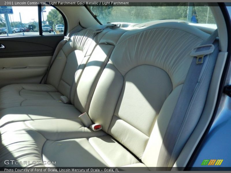 Rear Seat of 2001 Continental 